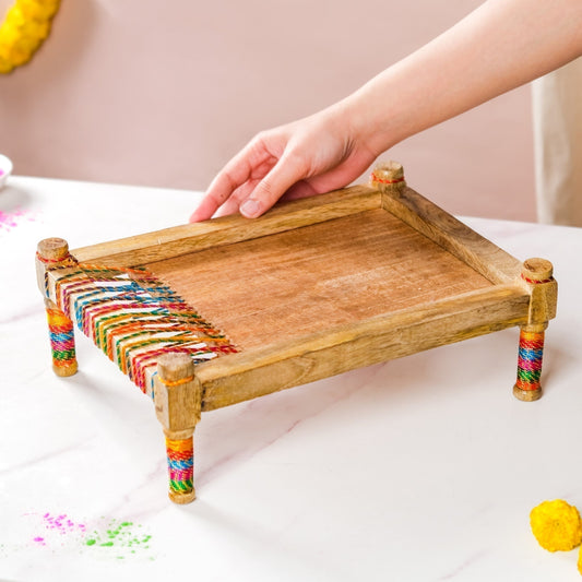 Handmade Mini Char Pai Serving Platter Khat