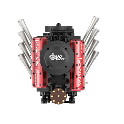 TOYAN V8 Engine FS-V800WGPC 28cc OHV Gasoline Engine - Build Your Own V8 Engine - V8 Engine Model Kit That Works